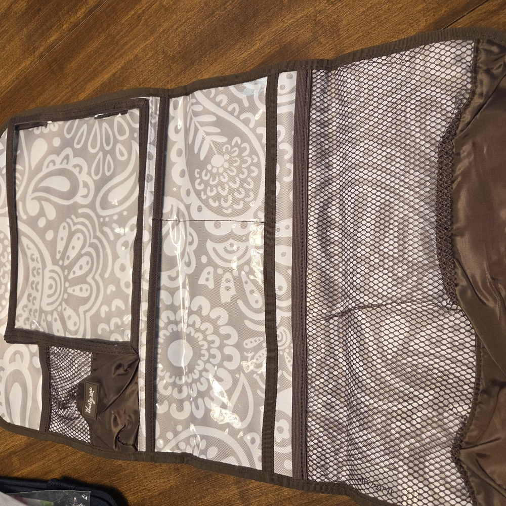 Brown and White Hanging Organizer